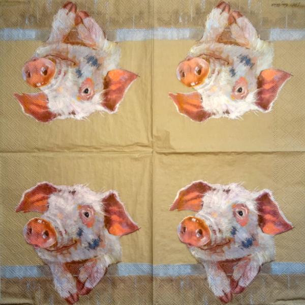080 Pigs - 3-ply - Nouveau
